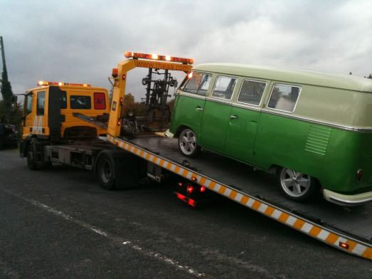 Een bekend tafereel langs Europese snelwegen