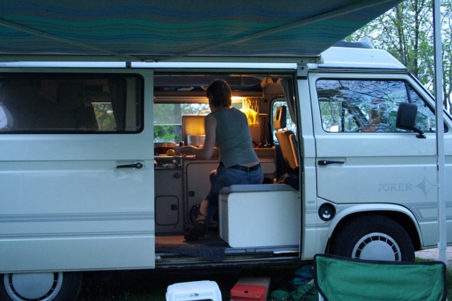 Zitkist in actie bij het koken