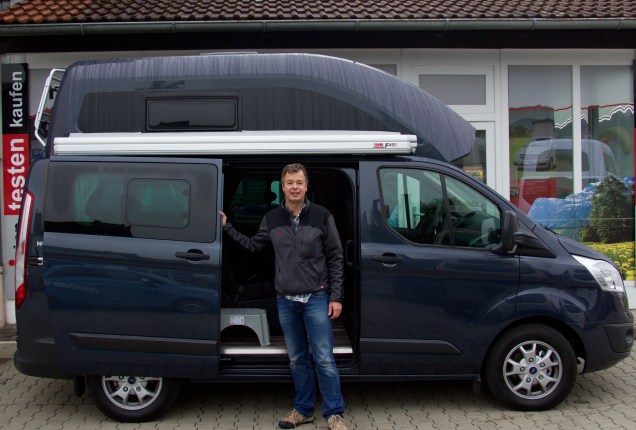 Westyman met z'n nieuwe Nugget