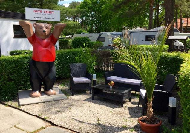 Toch een beetje 'glamping' in Kladow