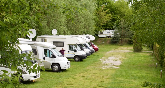 Per camper heb je in Tegel flink wat ruimte.