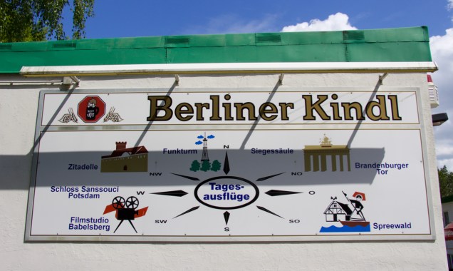 Camping Kleinmachnow ligt precies even ver van alle attracties...